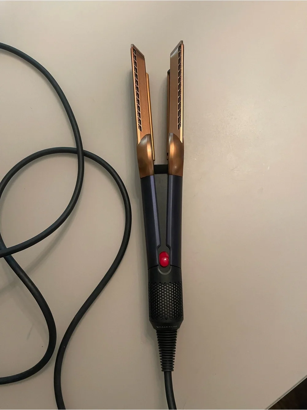 DYSON AIRSTRAIT Prussian Blue/Rich Copper – NEW Used Twice!